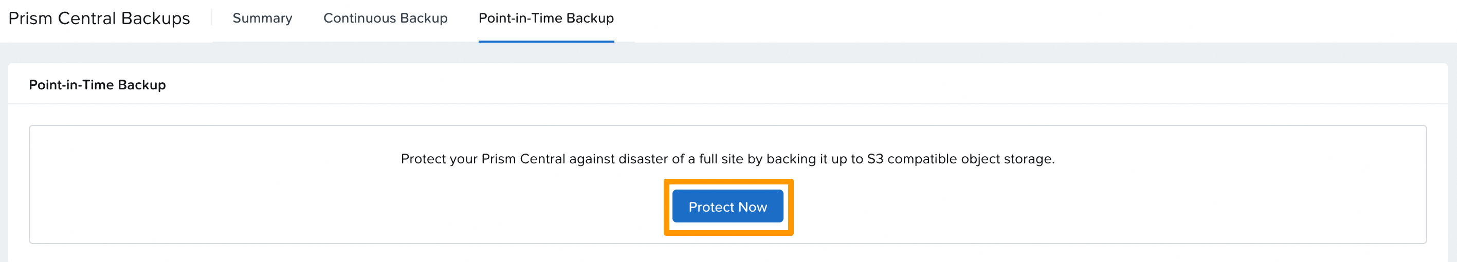 09 Prism Central Backup