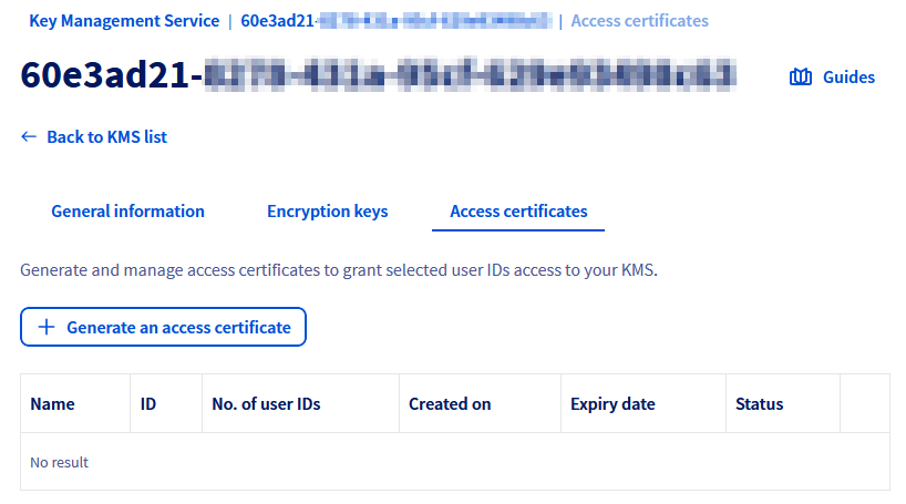Créer un certificat
