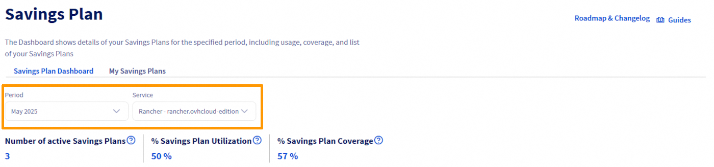 Dashboard focus on filters