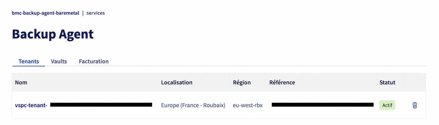 Backup Agent Services
