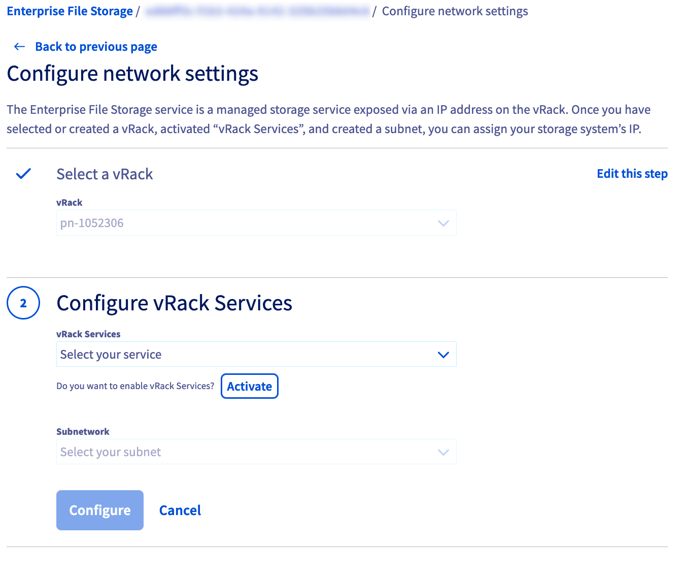 without network configuration
