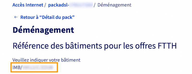 espace client OVHcloud - Déménagement