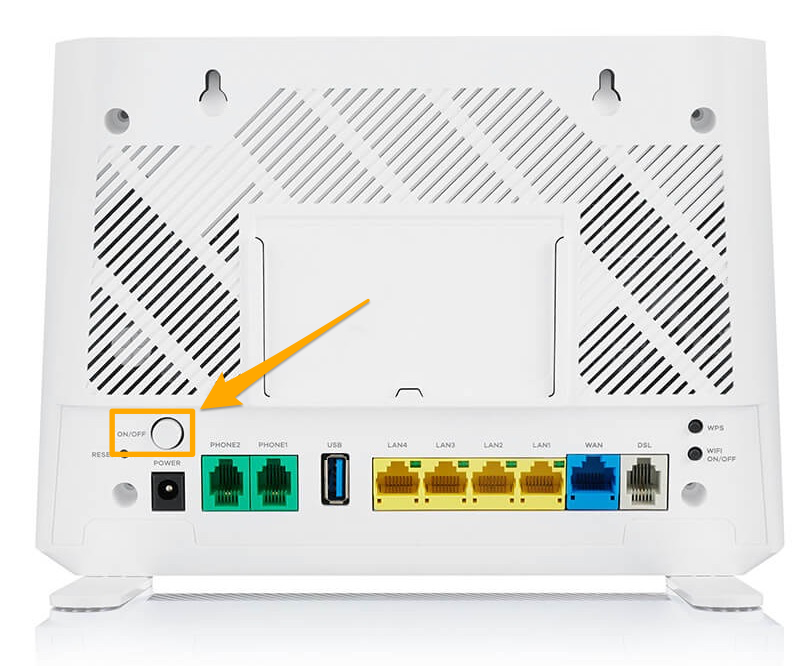 Redémarrage Zyxel DX3301-T0